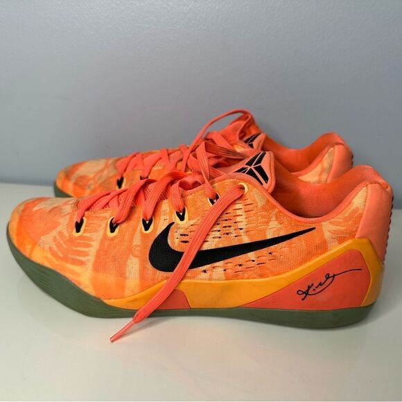 Nike Kobe 9 Bright Mango (Orange) 646701 880 Mens Size 11.5 RARE - Picture 1 of 10